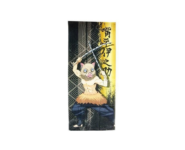 Demon Slayer Sports Towel: Inosuke (Black) Home Sugoi Mart