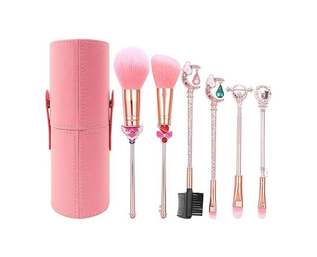 Sailor Moon Makeup Brush Set (Set of 6) Beauty and Care, Hype Sugoi Mart