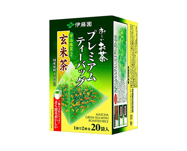 Itoen Premium Matcha with Brown Rice Tea Bags (20 Bags) Food and Drink Japan Crate Store