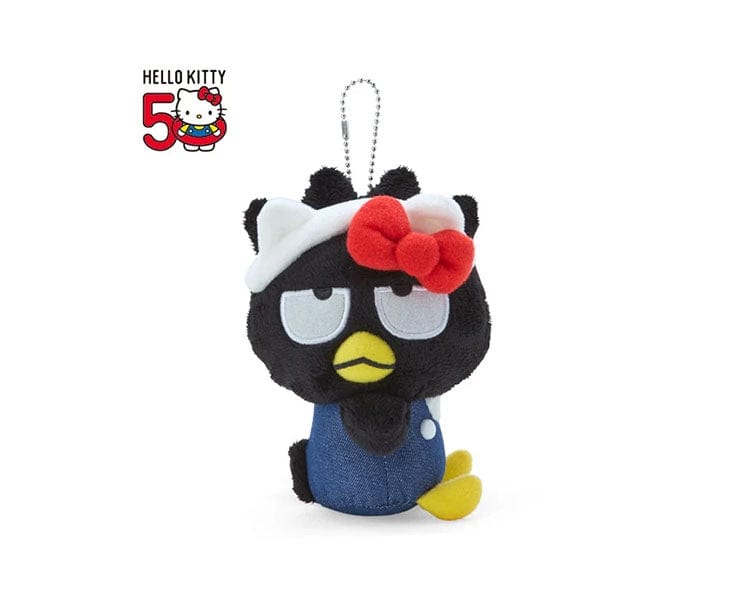 Sanrio Hello Kitty 50th Anniversary Badtz-Maru Keychain Plushie