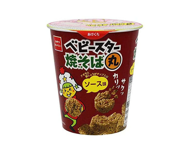 Baby Star Snack Ball: Yakisoba Maru Flavor Candy & Snacks Sugoi Mart