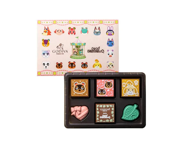 Godiva Animal Crossing Chocolate Box 6pcs