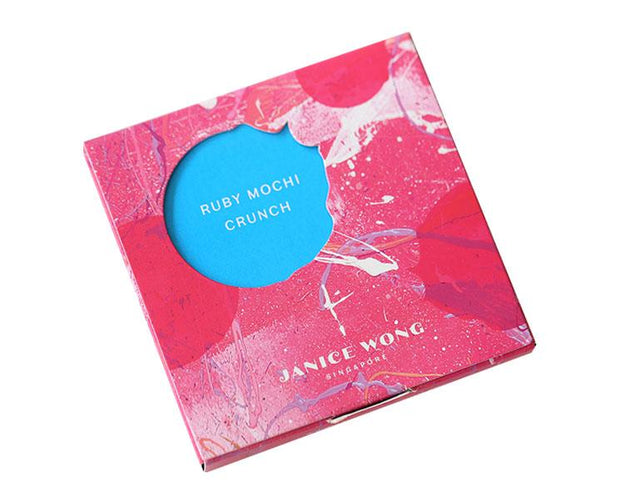 Janice Wong Ruby Mochi Crunch Chocolate Candy and Snacks Sugoi Mart