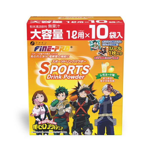 My Hero Academia Sports Drink Powder Lemonade Flavor