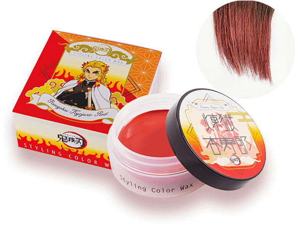 Demon Slayer Colored Hair Wax: Rengoku Kyojuro Red