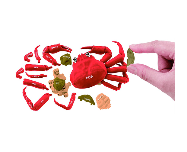Ittougai Meat Puzzle: Crab Toys and Games Japan Crate Store