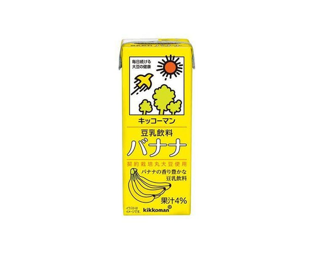 Kikkoman Soy Milk: Banana Food and Drink Sugoi Mart