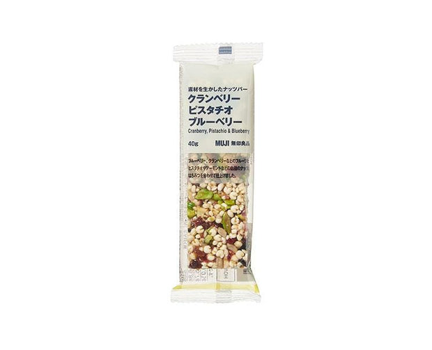 Muji Nuts Bar: Cranberry, Pistachio & Blueberry Candy and Snacks, Hype Sugoi Mart
