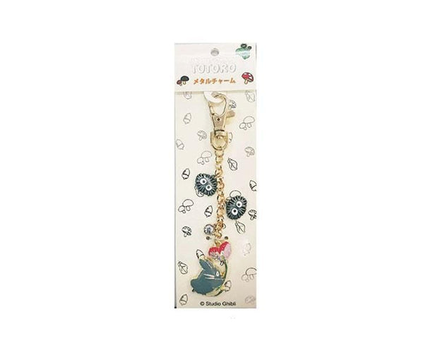 My Neighbor Totoro Keychain: Totoro and Flower Anime & Brands Sugoi Mart