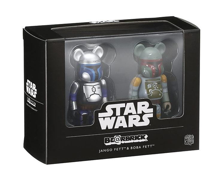 無料発送 Star 100% Fett Boba & Fett Jango Bearbrick: x Wars キューブリック、ベアブリック