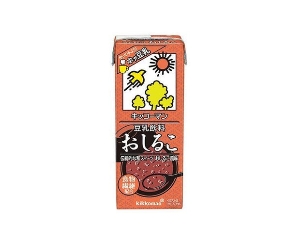 Kikkoman Soy Milk: Red Bean Food and Drink Sugoi Mart