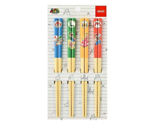 Super Mario Chopsticks Set Home, Hype Sugoi Mart