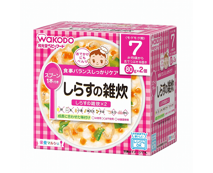 Wakodo Shirasu Risotto Baby Lunch Food & Drinks Japan Crate Store