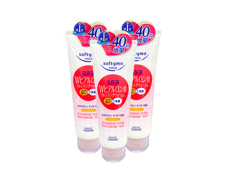 Softymo Super Cleansing Wash HA (Hyaluronan) set of 3 Beauty & Care Japan Crate Store