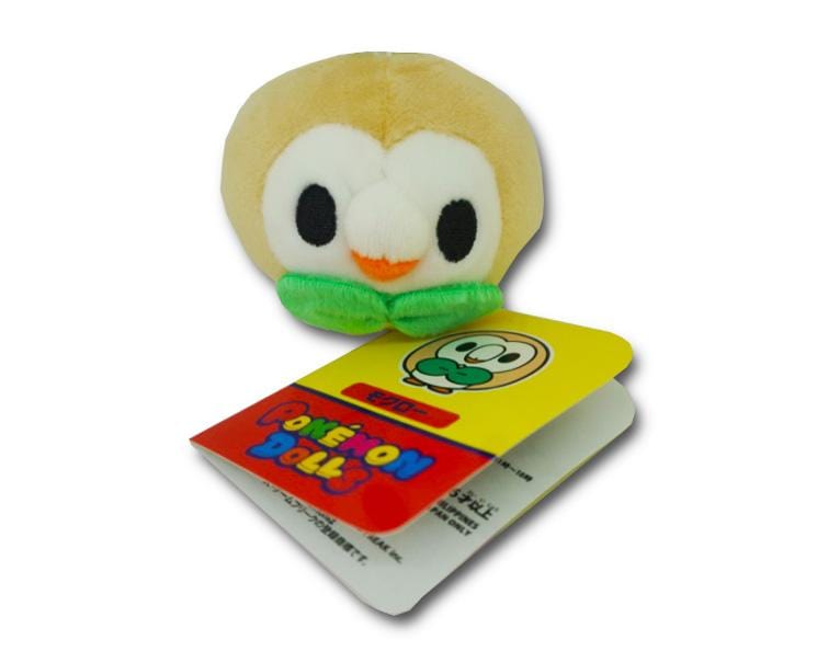 Pokemon Dolls: Rowlett Keychain Plushie Anime & Brands The Pokemon Center
