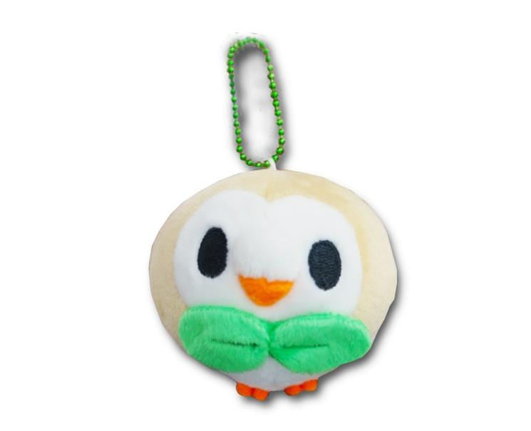Pokemon Dolls: Rowlett Keychain Plushie Anime & Brands The Pokemon Center