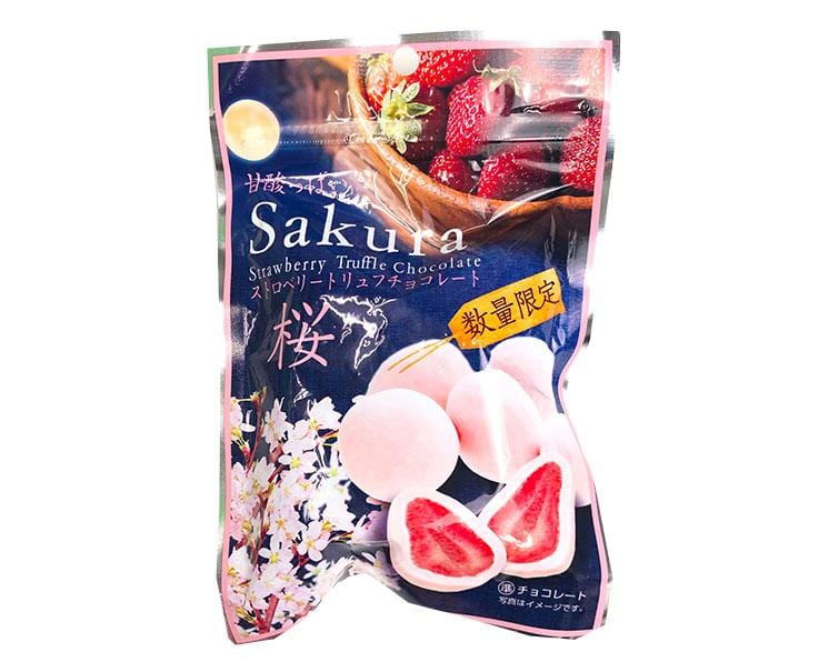 Sakura Strawberry Truffle Chocolate Candy and Snacks Sugoi Mart