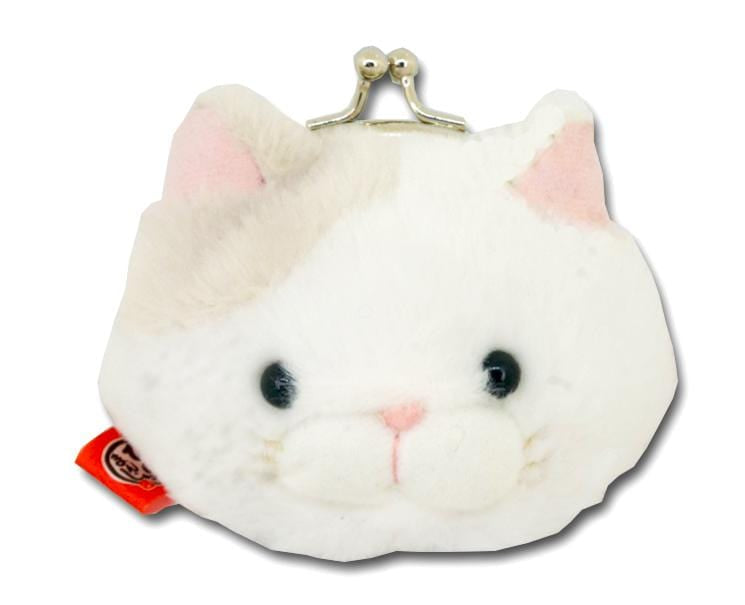 Higemanju Keychain Coin Pouch Plush (white/light gray) Anime & Brands Amunet