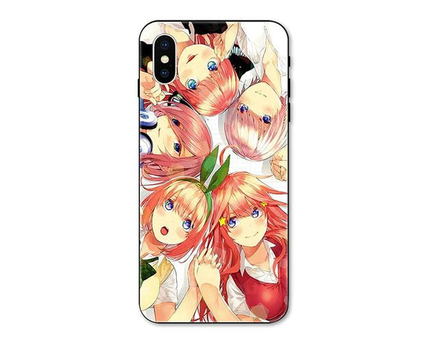 Cute Anime Girls Group Photo iPhone X Case Anime & Brands Japan Crate Store