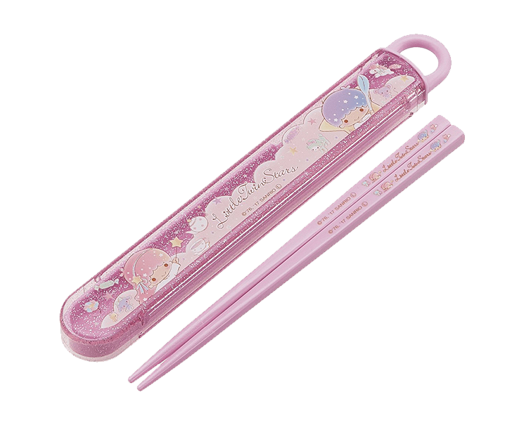 Little Twin Stars Chopsticks and Case Set Home Japan Crate Store