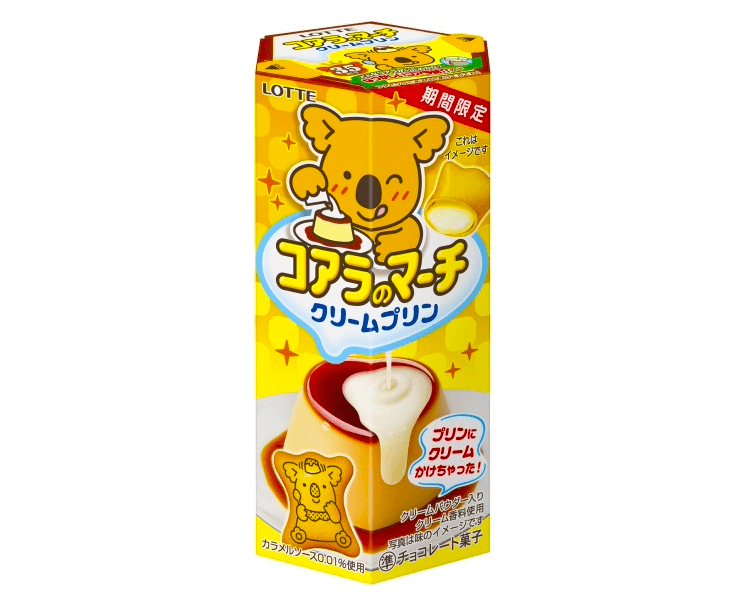 Koala March Cream Pudding Flavor Candy and Snacks Japan Crate Store