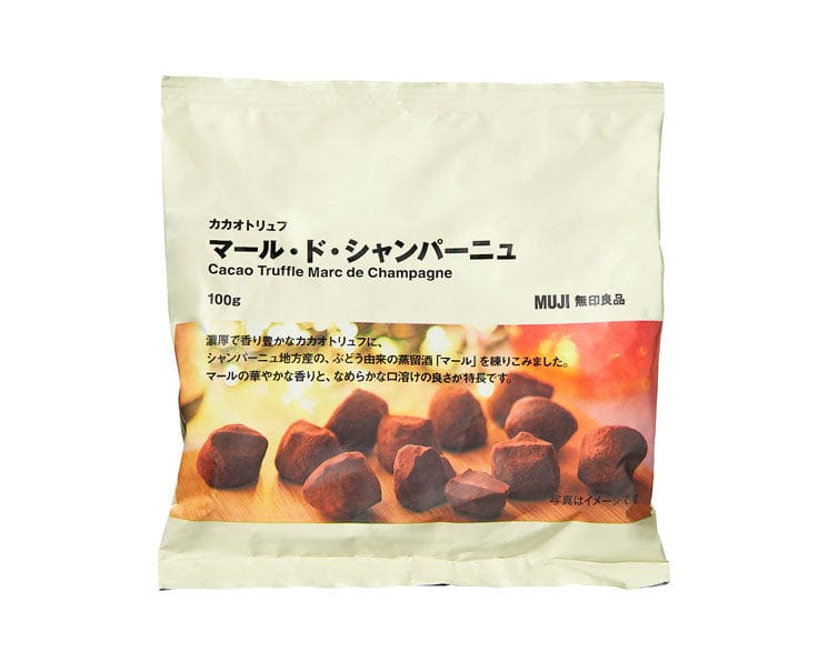 Muji Cacao Truffle Marc de Champagne