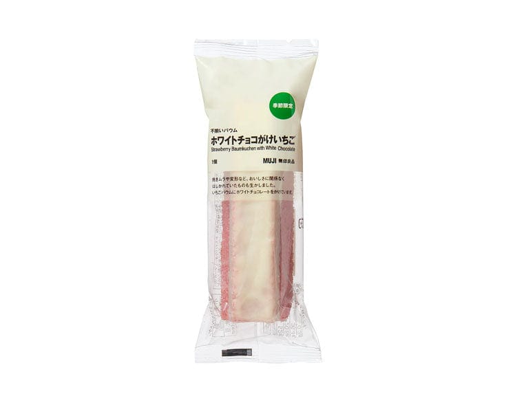 Muji Strawberry White Chocolate Baumkuchen Cake