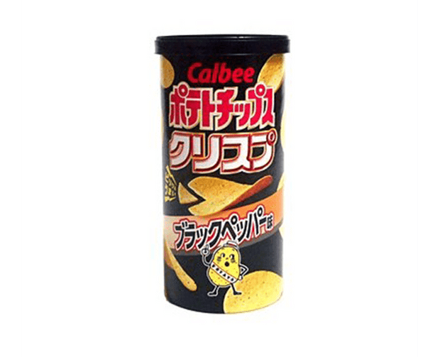 Calbee Black Pepper Potato Chips Candy and Snacks Japan Crate Store