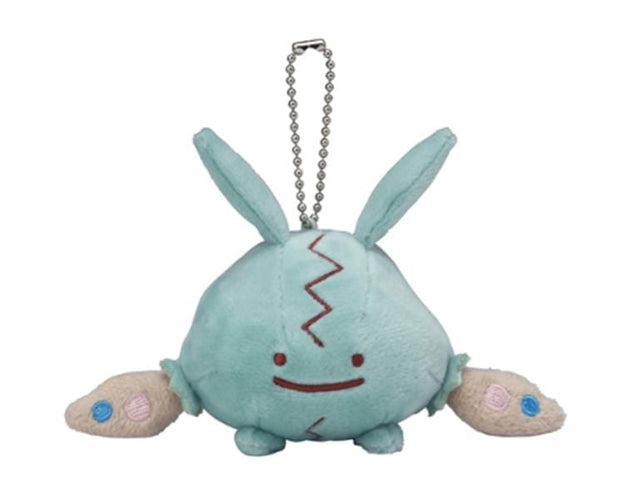 Pokemon Transforming Ditto: Trubbish Plush Keychain Anime & Brands Sugoi Mart