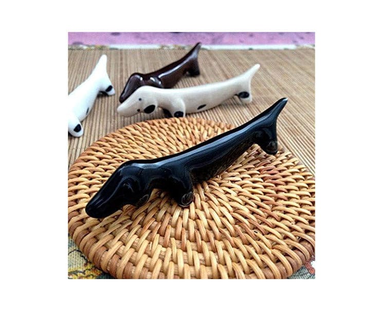 Dachshund Shaped Chopstick Rest