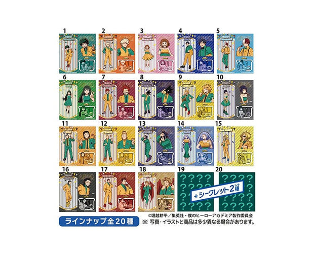 My Hero Academia Takara Tomy Art Stickers