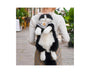 Realistic Black Cat Backpack thumbnail 2