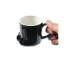 Cat Paw Ceramic Mug: Black Cat