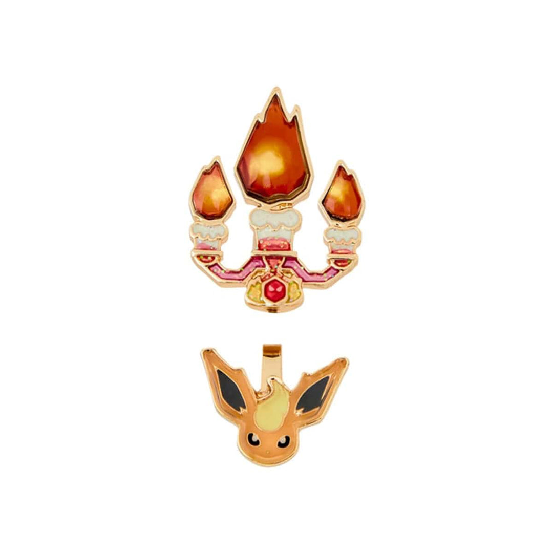 Pokemon Accessory Earrings: Flareon