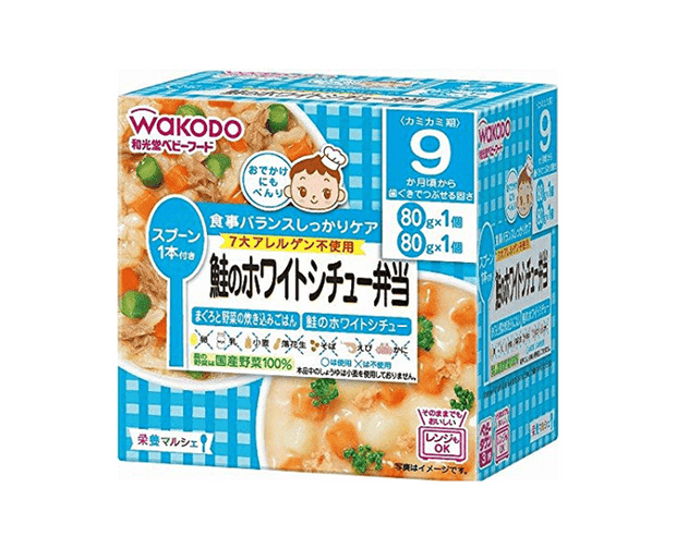 Wakodo Kids Salmon and White Stew Bento Food & Drinks Japan Crate Store