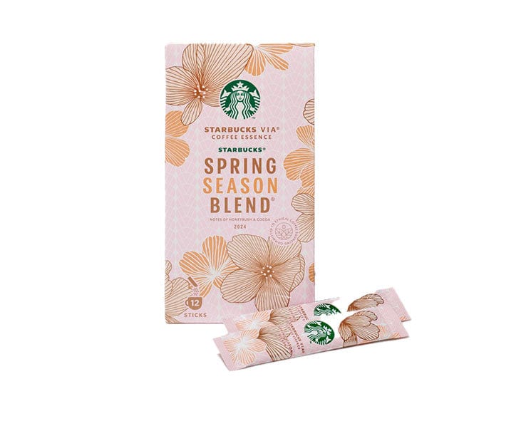 Starbucks Sakura 2024: Via Spring Blend Coffee (12 Sticks)