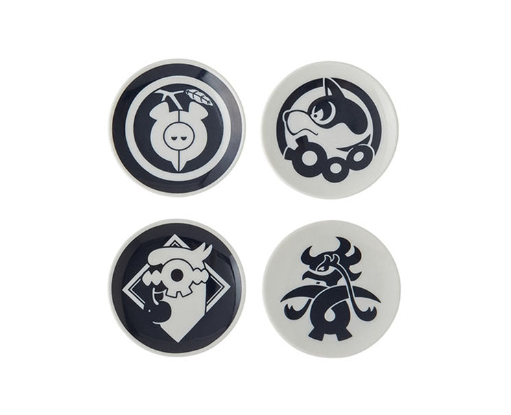 Pokemon Set Of 4 Small Plates Pecharunt