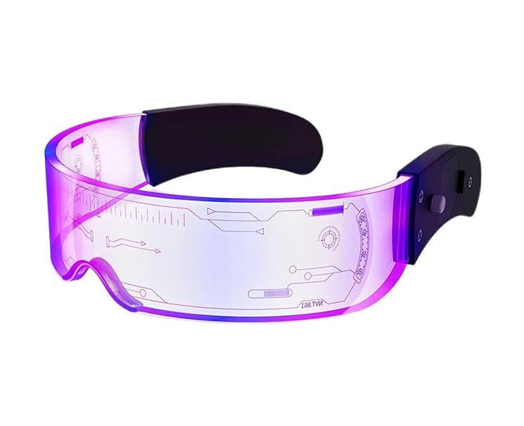 Jinnal Cyberpunk Glowing Glasses