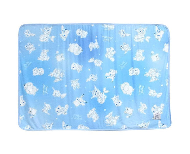 Pokemon Characters Cooling Mini Blanket Anime & Brands Sugoi Mart