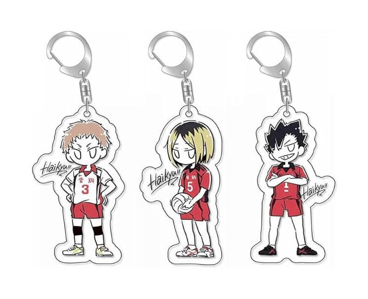 Level up your keychain game with Haikyu!! Acrylic Keychain Set C, showcasing iconic players in stunning detail! Whether you’re a setter, spiker, or libero fan, this set is sure to score big with any collector.

Size: 0.1 x 2.2 x 4.7 cm // 0.04 x 0.86 x 1.85 in