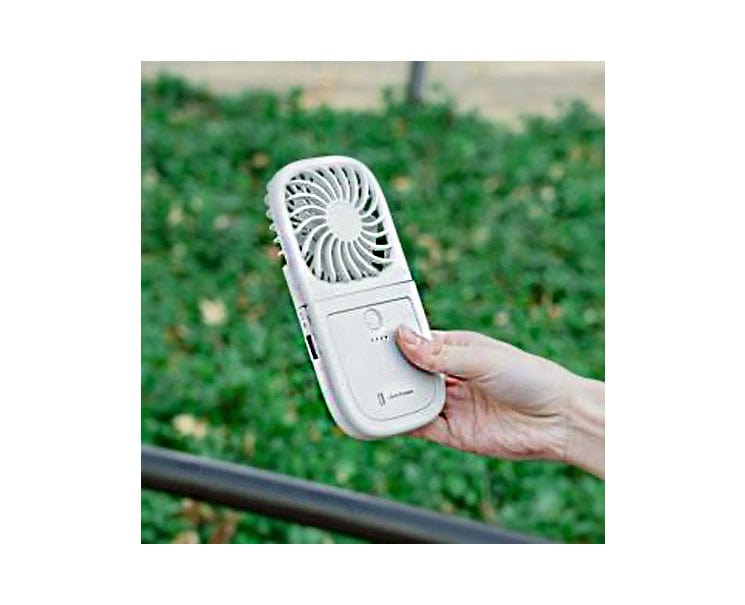 Hands free 5WAY Slim Fan Lily White2