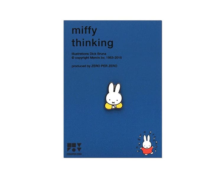Miffy Thinking Pin Badge