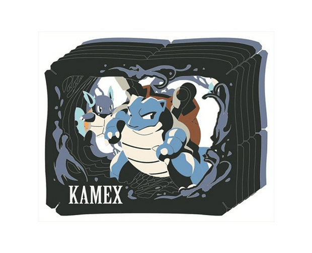 Pokemon Paper Theater (Wartortle, Blastoise) Anime & Brands Japan Crate Store   