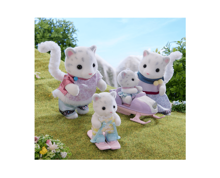 Sylvanian Families Dolls Snow Leopard Family