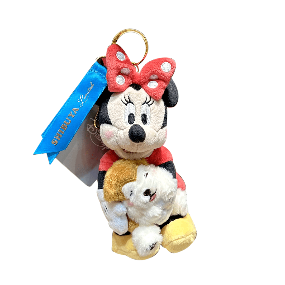 Minnie x Hachiko Keychain Shibuya Exclusive