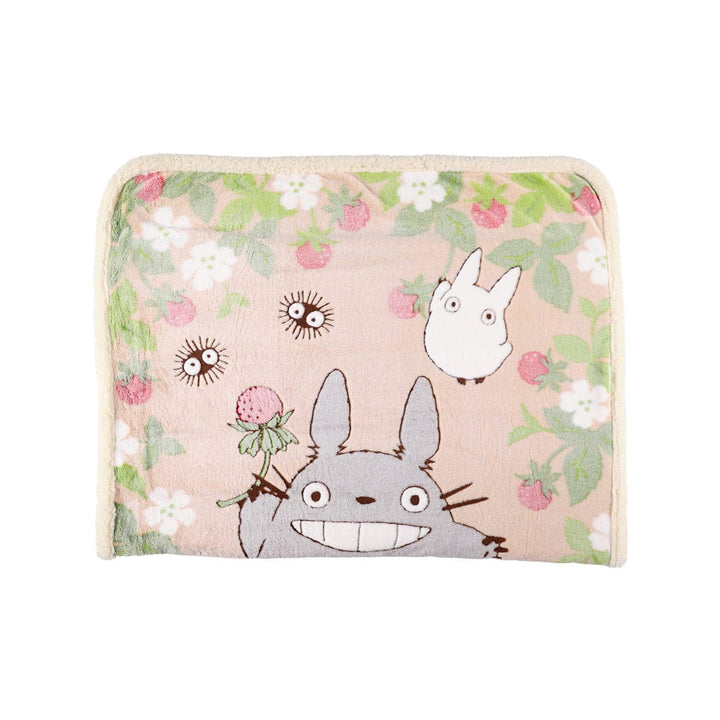 Ghibli Totoro Strawberry Half Blanket thumbnail 1