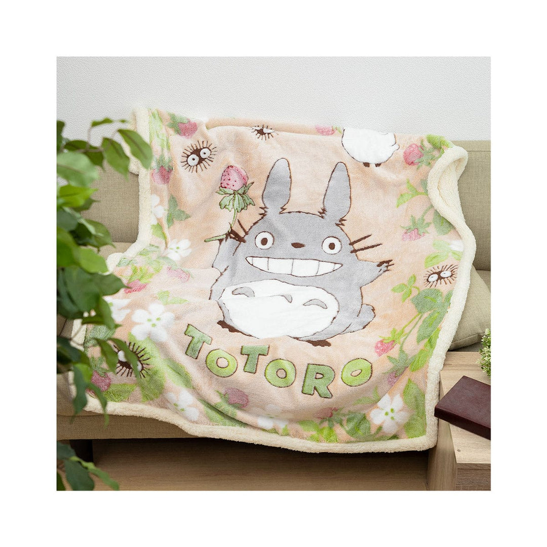 Ghibli Totoro Strawberry Half Blanket