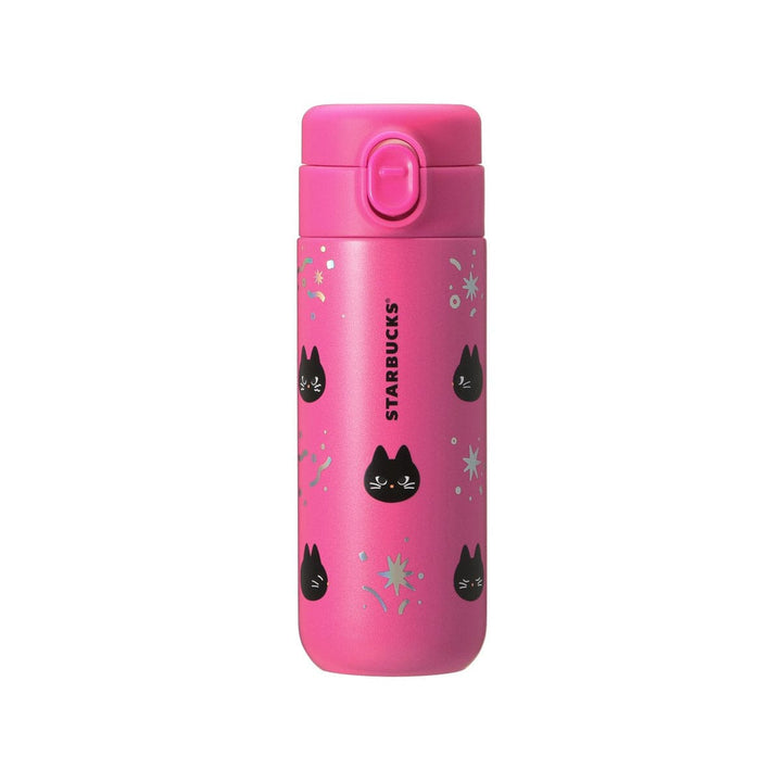 Starbucks Halloween 2024 Stainless Steel Bottle Pink thumbnail 1