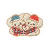 Pokemon Heartwarming Christmas Embroidery Sticker: Maushold