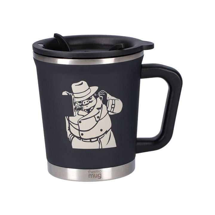 Ghibli Porco Rosso Thermo Mug On the Phone thumbnail 1